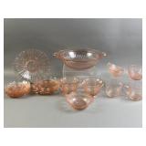Pink Depression Glassware, Federal & More
