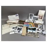 Vtg Korean War Letters, Photographs, & More