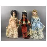 Vintage Porcelain Dolls Lot