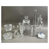 Vtg Clear Glassware Lot