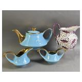 Vtg Pottery Teapots & More