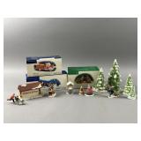 Lot of Vtg Department 56 Christmas Figures