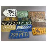 Lot of Vintage Licenses Plates