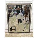 Vtg Richard Sandoval Art Mirror
