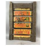 Vintage Drewrys Old Stock Ale Advertising Sign