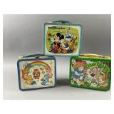Vintage Metal Lunch Boxes Care Bears & More