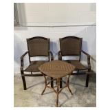 Selamat Designs Cane & Thatch Outdoor Chair Set