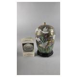 Jinsong Kim Hand Carved Porcelain Ginger Jar