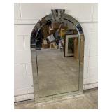 Art Deco-style Arched Wall Mirror
