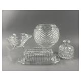 Waterford Crystal Glandore Bowl, Shell Dish & More