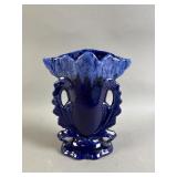 Vintage 1960s Haeger Colbalt Vase Art Pottery