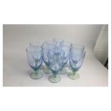 10 Colored Glass Cups