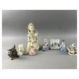 Vtg 1940s Cordey Porcelain Figurine & More
