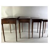 Vtg Wooden Nesting Tables