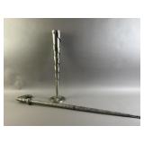 Escaped Paris Steel Sculpture & Walking Cane