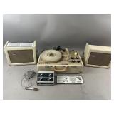 Vtg Newcomb Stereophonic Record Player & More