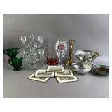 Vtg Mixed Decorative Glass, Bowls, & More