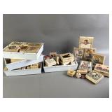 Large Lot Of Rubber Stamps