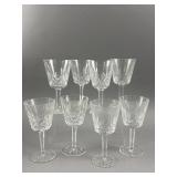 Waterford Crystal Lismore Wine Glasses Set of 8