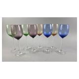 Lenox Wine Glass Set of 8 Multi Colored Glasses