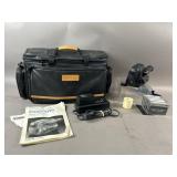 Vtg Sony Handycam CCD-TR6 Camcorder & More
