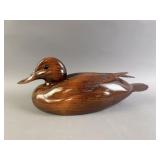 Hand Carved Solid Wood Duck Decoy