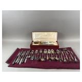 Vtg Manor Plate Stainless Steel Flatware & More