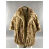 Vtg Wrubel & Kozin Detroit Mink Fur Stole Wrap