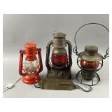 Vtg Dietz Little Wizard Kerosene Lantern & More