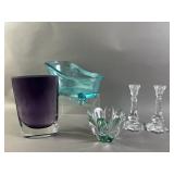 Collection of Crystal & Art Glass Pieces