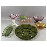 Vintage Colored Glass Lot