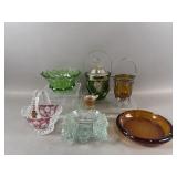 Vintage Colored Glass Lot