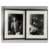 2- Framed Picture of Rolling Stones Guitarist