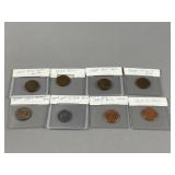 8 Vtg Lincoln Errors