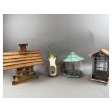 Lot Of Bird Feeders