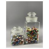 Vintage Glass Containers & Marbles