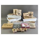 Large Lot Of Rubber Stamps
