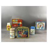 Vintage Lunchboxes and Thermoses Set of Three
