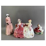 Vtg Royal Doulton Porcelain Figures