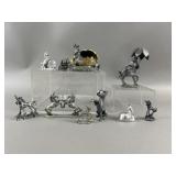 Pewter Figurine Lot