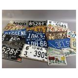 Lot of Vintage Licenses Plates
