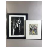 Charles Alexander Artwork & Jeff Beck Photo