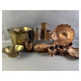 Vtg Copper Decorative Kitchenware