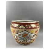 Vtg Asian Porcelain Planter