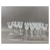 Vintage Crystal 5 inch Stemware Set