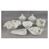 Opaque White Glassware