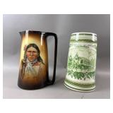 Large Warwick Pitcher & More