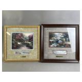Framed Thomas Kinkade Artwork