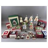 Christmas Ornaments, Snowmen Figurines & More