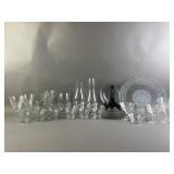 Vintage Clear Glass Lot